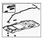 63310AN421B0 - Body: Headliner for Toyota: Sequoia Image