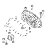 68456803AA - Transfer Case and Power Transfer Unit: Hex Flange Head Bolt for Dodge: Durango | Jeep: Gladiator, Grand Cherokee, Grand Cherokee WK, Wrangler | Ram: 1500 Classic Image
