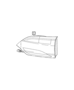 68228952AE - Electrical: Tail Lamp, Right for Mopar Image