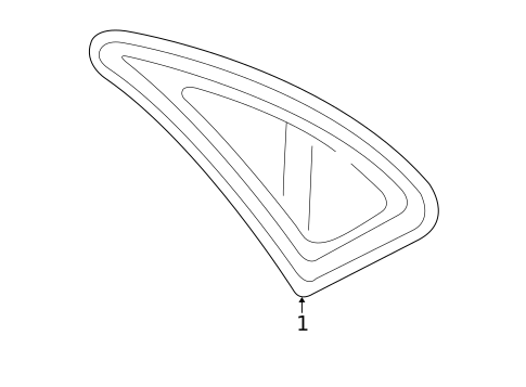Glass & Hardware for 2004 Volvo S40 #0