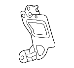 8701A453 - Body: Display Unit Bracket for Mitsubishi Image