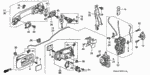 72171S9AE01 - : Rod, L Front Door Inside Handle for Honda Image