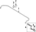 5557734000 - : Stabilizer Bar Bushing for Hyundai Image
