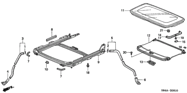 Sliding Roof for 2002 Honda Accord #0