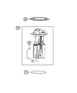 68439223AA - Fuel and Accelerator Pedal: Fuel Pump/level Unit Module for Mopar Image