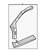 4635TS8A92ZZ - Body: Aperture Panel for Honda: Civic Image