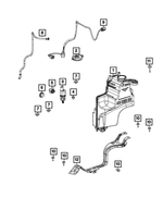 68384283AB - Electrical: Windshield Washer Reservoir for Mopar Image