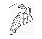 22699920 - Body: Inner Wheelhouse for Chevrolet: Classic, Malibu | Oldsmobile: Alero | Pontiac: Grand Am Image