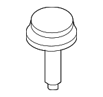 7147110857 - Body: Windshield Pillar Trim Retainer for BMW: 640i, 640i xDrive, 645Ci, 650i, 650i xDrive, M6 Image