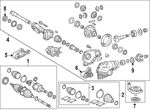 Carrier & Front Axles for 2025 Toyota Land Cruiser #0
