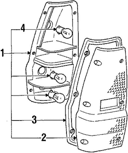 Combination Lamps for 1984 Dodge Ram 50 #0