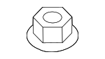 1338612007K - Engine: Front Mount Nut for Hyundai Image