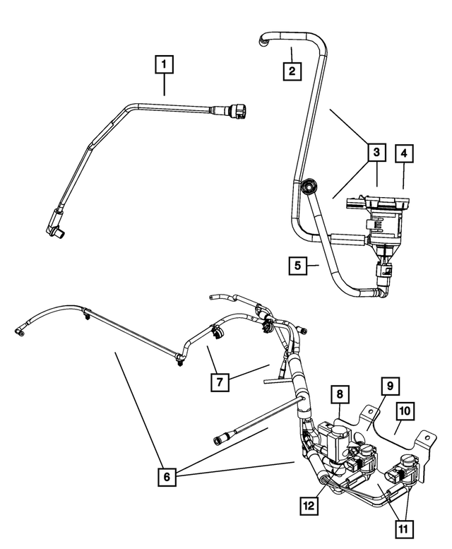 4766533AE - Emission Controls: Vapor Canister Purge Harness for Mopar Image