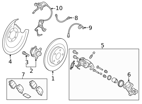 Rear Brakes for 2025 Mitsubishi Outlander #0