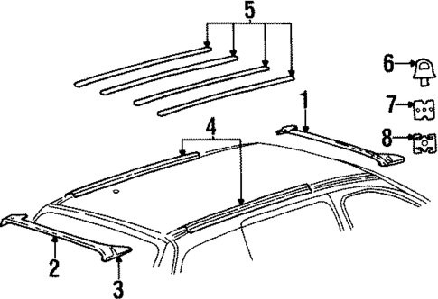 Luggage Carrier for 2002 Ford Windstar #0