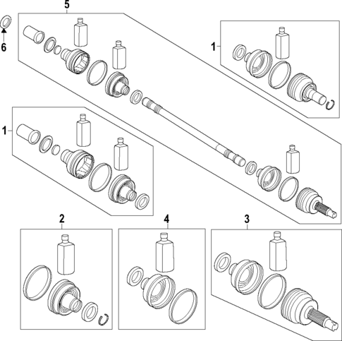 Drive Axles for 2024 Kia EV9 #0