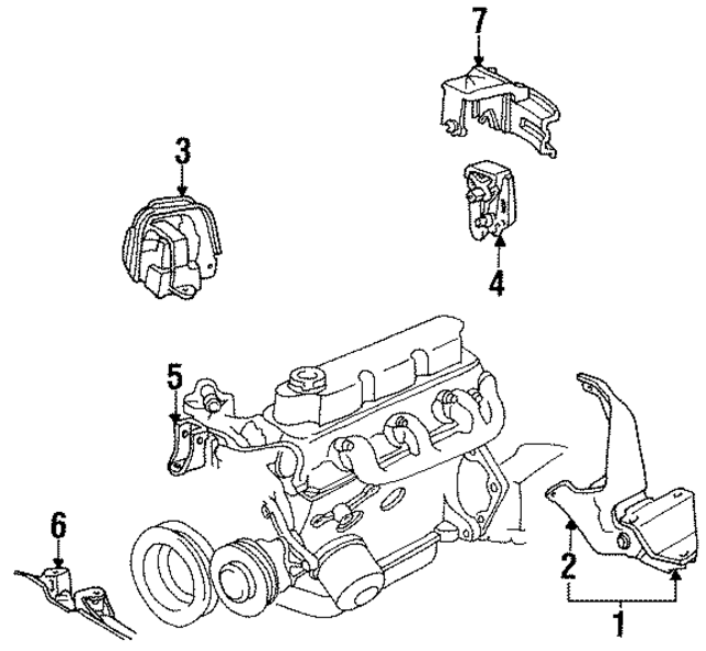 4612944 - Engine: Mount for Mopar Image