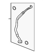 9A726070710 - : Front Suction Line for Porsche: Panamera Image
