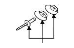 5QA298144 - Exhaust: Bracket Repair Kit for Volkswagen Image