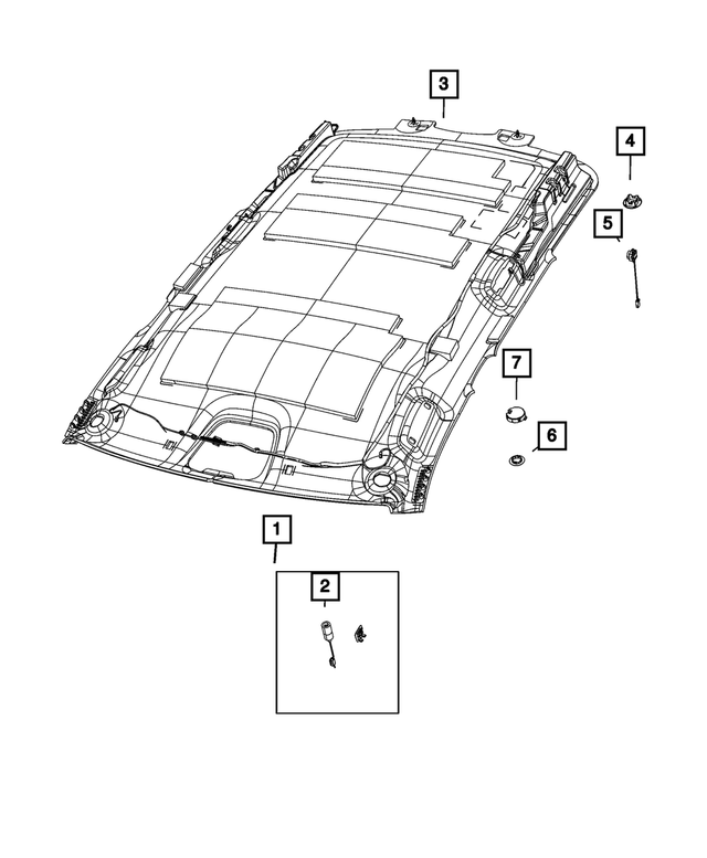 6EP09HL1AA - Interior Trim: Audio Microphone for Mopar Image image