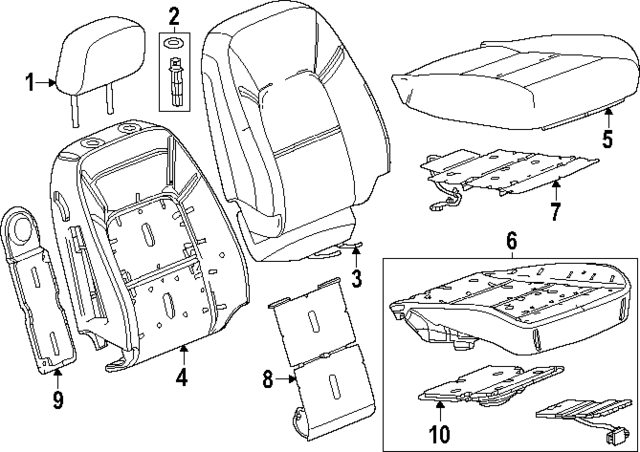 86790936 - : Part# 86790936 F Cover for Chevrolet: Colorado Image