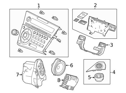 Sound System for 2013 Honda CR-Z #0