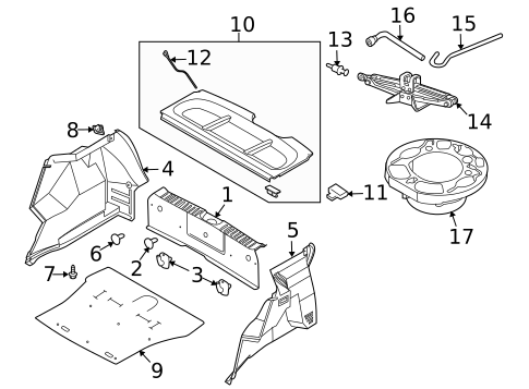 Interior Trim - Rear Body for 2009 Chevrolet Aveo5 #0