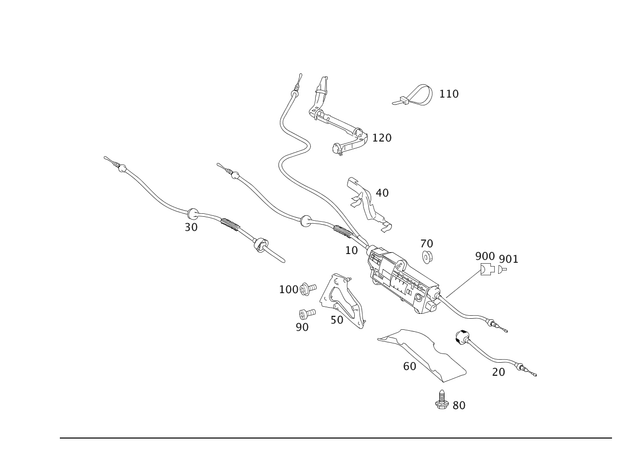 2214302949 - Brakes: Actuator Component for Mercedes-Benz Image image