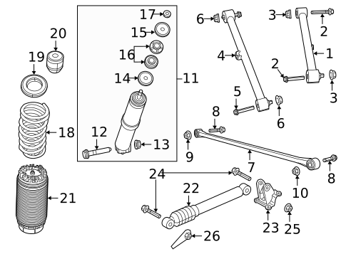 Rear Suspension for 2025 Ram 2500 #0