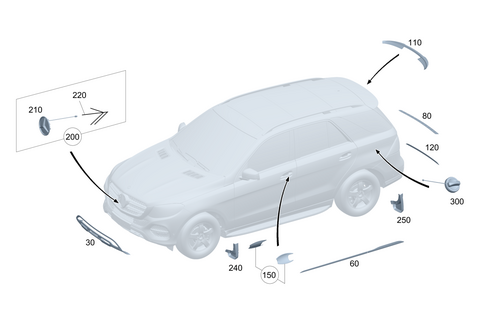 Exterior Detachable Parts for 2026 Mercedes-Benz GLA35 AMG #0