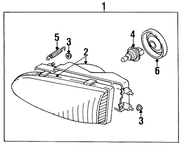 MB912963 - Electrical: Headlamp Assembly for Mopar Image