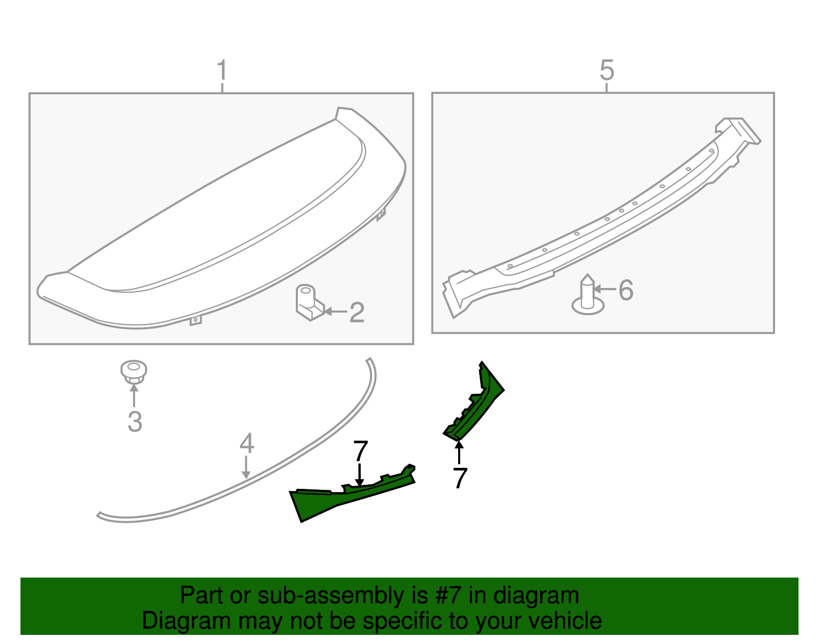 LR038609 - Lower Molding 2013-2022 Land Rover Range Rover | Land Rover ...