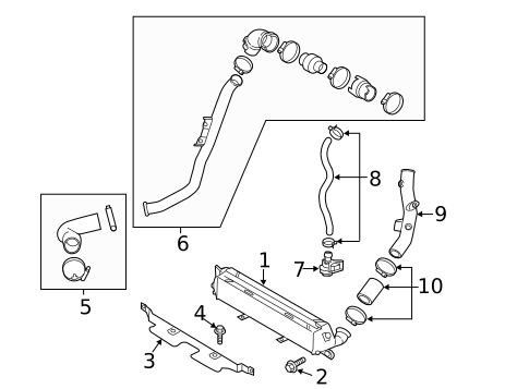 Intercooler for 2021 Hyundai Kona #0