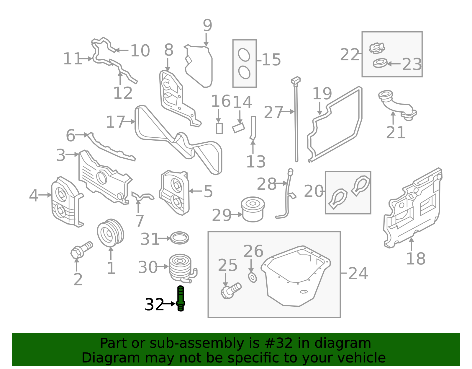 1998-2021 Subaru Oil Cooler Connector 21317AA022 | Subaru Online Parts