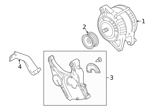 Alternator for 2000 Chrysler Grand Voyager #0