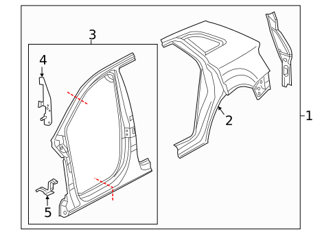 Aperture Panel for 2015 Audi Q3 #0