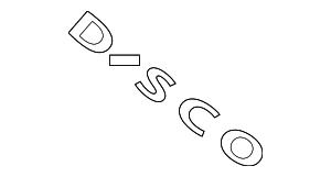 LR086208 - : Hood Emblem for Land-Rover Image