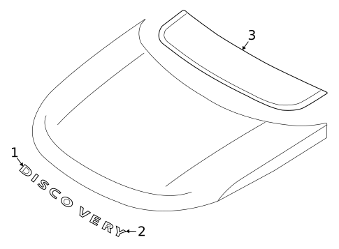 Exterior Trim - Hood for 2022 Land Rover Discovery Sport #0