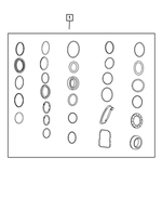 5080067AA - NAG1; W5J400 - W5A330; 5-Speed; Automatic Transmission: Transmission Gasket Package for Mopar Image