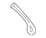72960S0KA01 - Body: Body C-Pillar Molding for Acura Image