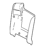 12456580 - Body: Seat Back Panel for Buick: Park Avenue Image