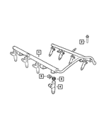 53032903AD - Fuel: Fuel Rail for Chrysler: Aspen | Dodge: Dakota, Durango, Ram 1500 | Jeep: Commander, Grand Cherokee | Ram: 1500, Dakota Image
