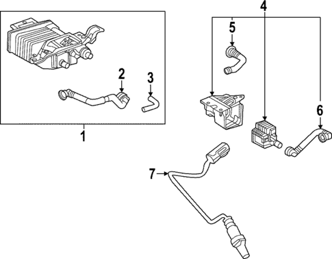 Emission Components for 2023 Lexus LX600 #0