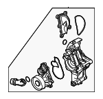 11518650986 - Cooling System: Water Pump Assembly for BMW: 540i, 540i xDrive, 740i, 740i xDrive, 840i, 840i Gran Coupe, 840i xDrive, 840i xDrive Gran Coupe, M2, M240i, M240i xDrive, M340i, M340i xDrive, X3, X4, X5, X6, X7, Z4 Image