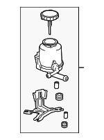 4436060291 - Steering: Reservoir for Lexus: LX570 Image