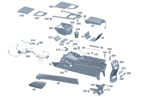 Center Console for 2026 Mercedes-Benz G63 AMG #0