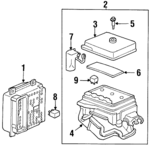 15311203 - Electrical: Junction Block for Oldsmobile: Cutlass Image