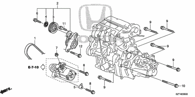 Auto Tensioner for 2012 Honda CR-Z #0
