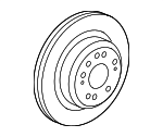 42510SJA010 - : Rotor for Acura: RL Image