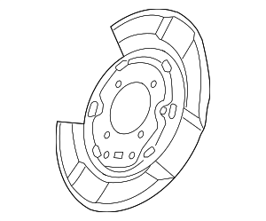 43120SJA003 - : Splash Shield for Acura Image